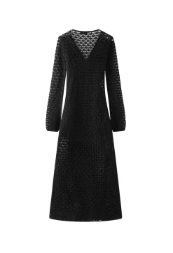 Kjole<Viktoria Chan Dorrie Knit Dress Kjole Sort
