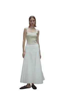 Skjorter<Viktoria Chan Gelene square knit Skjorte Beige