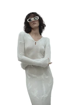 Kjole<Viktoria Chan Hermoni Bird Dress Kjole Off-White