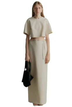 Skjørt<Viktoria Chan Mena Long Skirt Skjørt Beige