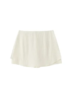 Skjørt<Viktoria Chan Sora Striped Skirt Skjørt Off-White